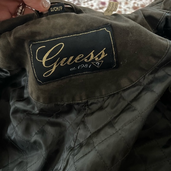 Guess Khaki jacket - Womens Small - Picture 12 of 14